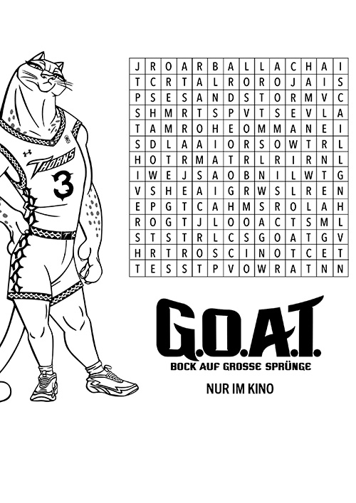 Activity Sheet 6  © 2026 Sony Pictures Entertainment Deutschland GmbH