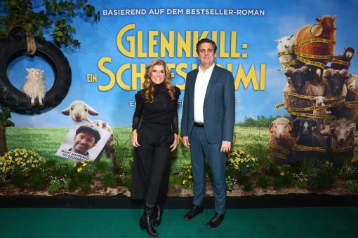 Anke Engelke & Bastian Pastewska auf der Deutschlandpremiere von GLENNKILL: EIN SCHAFSKRIMI im Kino in der KulturBrauerei in Berlin am 28.04.2026 (Foto: Sebastian Reuter/Getty Images for Sony Pictures Entertainment Deutschland GmbH)  © 2026 Getty Images