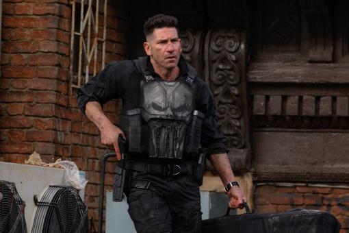 Le Punisher (Jon Bernthal) dans le film SPIDER-MAN™: BRAND NEW DAY de Sony Pictures.  © Sony Pictures Releasing Switzerland GmbH. MARVEL et tous les noms de personnages associés : © & ™ 2026 MARVEL. 
