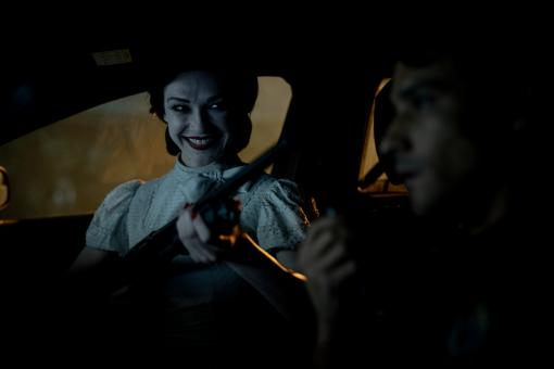 Doll Girl (Taylor Bogrand) in Screen Gems' INSIDIOUS: OUT OF THE FURTHER. © 2026 Sony Pictures Releasing Switzerland GmbH
